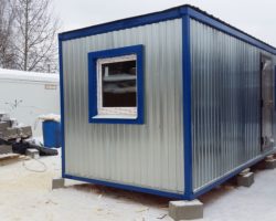 Блок-контейнер 6х2,45х2,45м со спальней и кухней